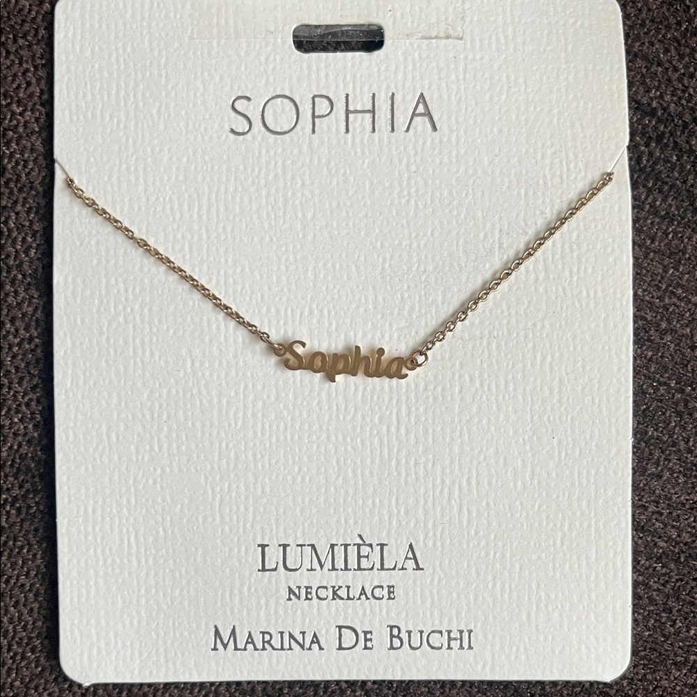 Lumièla "Sophia" Personalized Necklace Nickel Free Gold Color
NEW Inspiration
